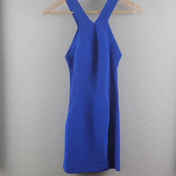 Parker Leeds Bodycon Dress in Blue - Picture 11 of 11